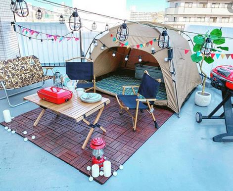 迷惑 苦情の多いベランピングは狭いベランダでご飯するだけなの 退職ヒーロー